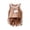 Coffee, variant on HAOTAGS Boys Outfit Sets, Dog-Print Sleeveless Vest & Elastic-Waist Shorts Set Coffee Size 5