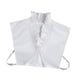 thumbnail image 5 of Cuello falso con volantes para mujer, elegante escote tipo chal, para faldas Blanco, 5 of 9