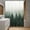 Green, variant on Fog Forest Grey Shower Curtain for Bathroom, Misty Jungle Pine Trees Plant Design Cloth Curtains Set, 72X72in