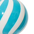 thumbnail image 2 of Vickerman MT227732 13 in. Round Swirl Candy Ornament, Baby Blue, 2 of 3