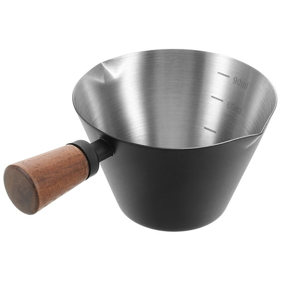 FRCOLOR 1Set Stainless Steel Espresso Measuring Cups for Coffee Enthusiasts with Spout