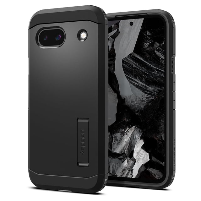 Funda Spigen Tough Armor para Google Pixel 8a (2024), color negro