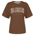 thumbnail image 3 of T-Shirts pour Femmes un T-Shirt à Manches Courtes Imprimé à Col Rond, Mode et Décontracté, Haut pour Femmes pour le Quotidien, 3 of 3
