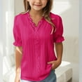 thumbnail image 2 of LNMQLPDBS Junior Tops Teen Girl Casual Tshirts Graphic Tees for Girls 10-12 Red T Shirt Easter Shirts for Tween Clothes Girl Clothes Size 7-8 6-12 Month Girl, 2 of 9