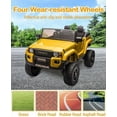 thumbnail image 2 of EastVita 24V Ride on Car for Kids, 2 Seater Ride on Car Truck, Licensed Toyota Electric Car with Parent Remote Control, 4.4MPH, 4x550W Motors, 2 of 7