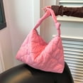 thumbnail image 4 of Women Padding Shoulder Bag Soft Cloud Puffer Bag with Zipper Versatile Sling Bag, 4 of 9