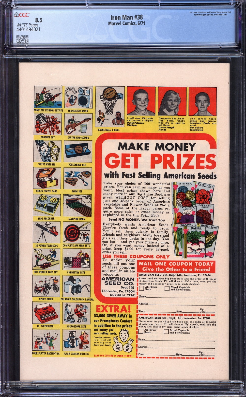 Iron Man #38 - CGC 8.5 Comic Book