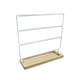 thumbnail image 1 of Organizador de pendientes colgantes, soporte para pendientes, base estable, 3 niveles, elegante expositor de pendientes para decoración del hogar y tocador. Blanco, 1 of 9