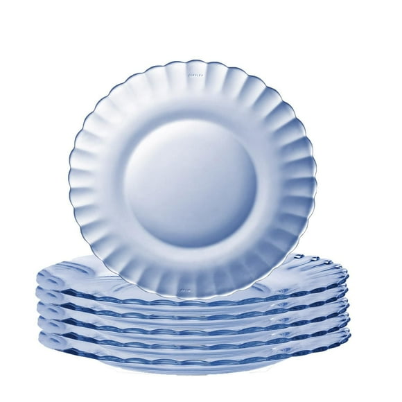 Duralex Picardie Marine Plate 20cm, Set Of 6