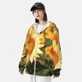 thumbnail image 3 of Disketp Golden Sunflower In Field for Men's Sun Protection Hoodie Performance Long Sleeve Fishing Outdoor Lightweight-Large, 3 of 7
