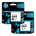 thumbnail image 1 of Combo Tinta Original HP 664 Negro y Color F6V28AL + F6V29AL, 1 of 2