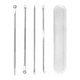 thumbnail image 1 of Kit Removedor Extractor Puntos Negros Espinillas Acne 4 Pzs Universo en linea Kit Estuche saca granos, 1 of 6