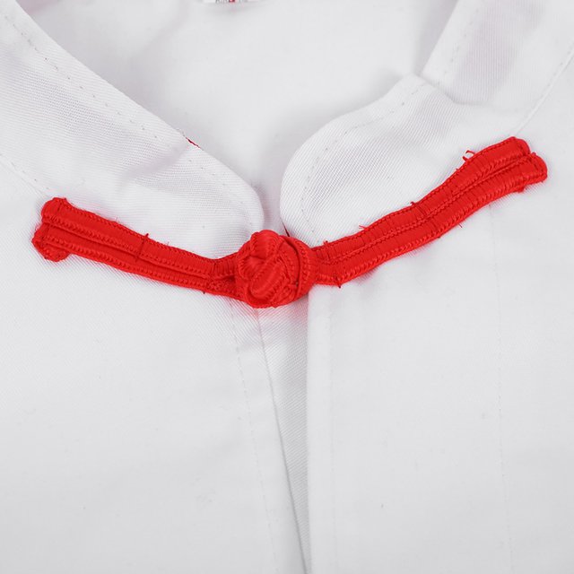 Chaqueta de chef para mujer, uniforme de chef de estilo chino, bata de chef, chaqueta de chef de larga duración