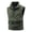 Army Green, variant on Men's Summer Stand up Collar Vest Casual Stylish Solid Color Sleeveless Casual Jackets Summer White