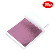 Cuoff 100 Sheets Imitation Gold Foil Paper Leaf Gilding DIY Art Craft Paper Birthday Party Wedding Cake Dessert Decorations