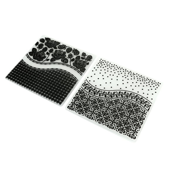 Embossing Folders, Design Texture Stencils Exquisite Beautiful For Crafts For Paper Embossing