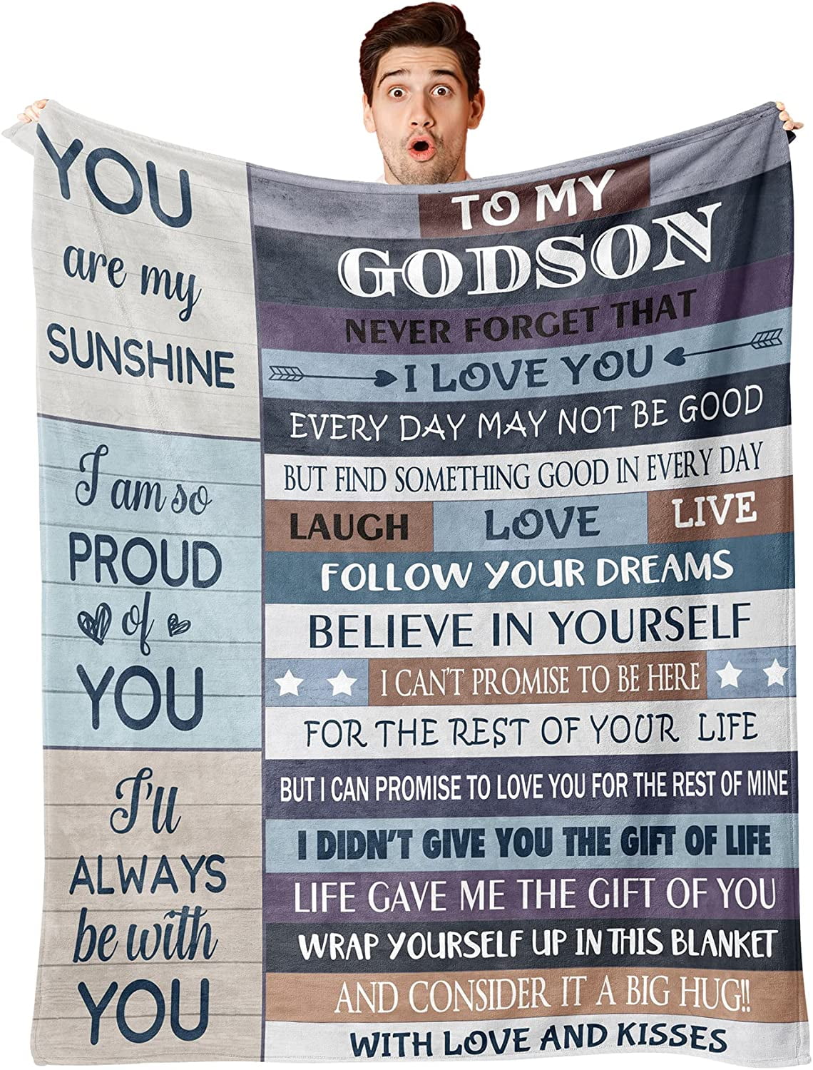 Godson Gifts from Godmother, Godson Baptism Gifts for Boys, Birthday Christmas Easter Gifts for