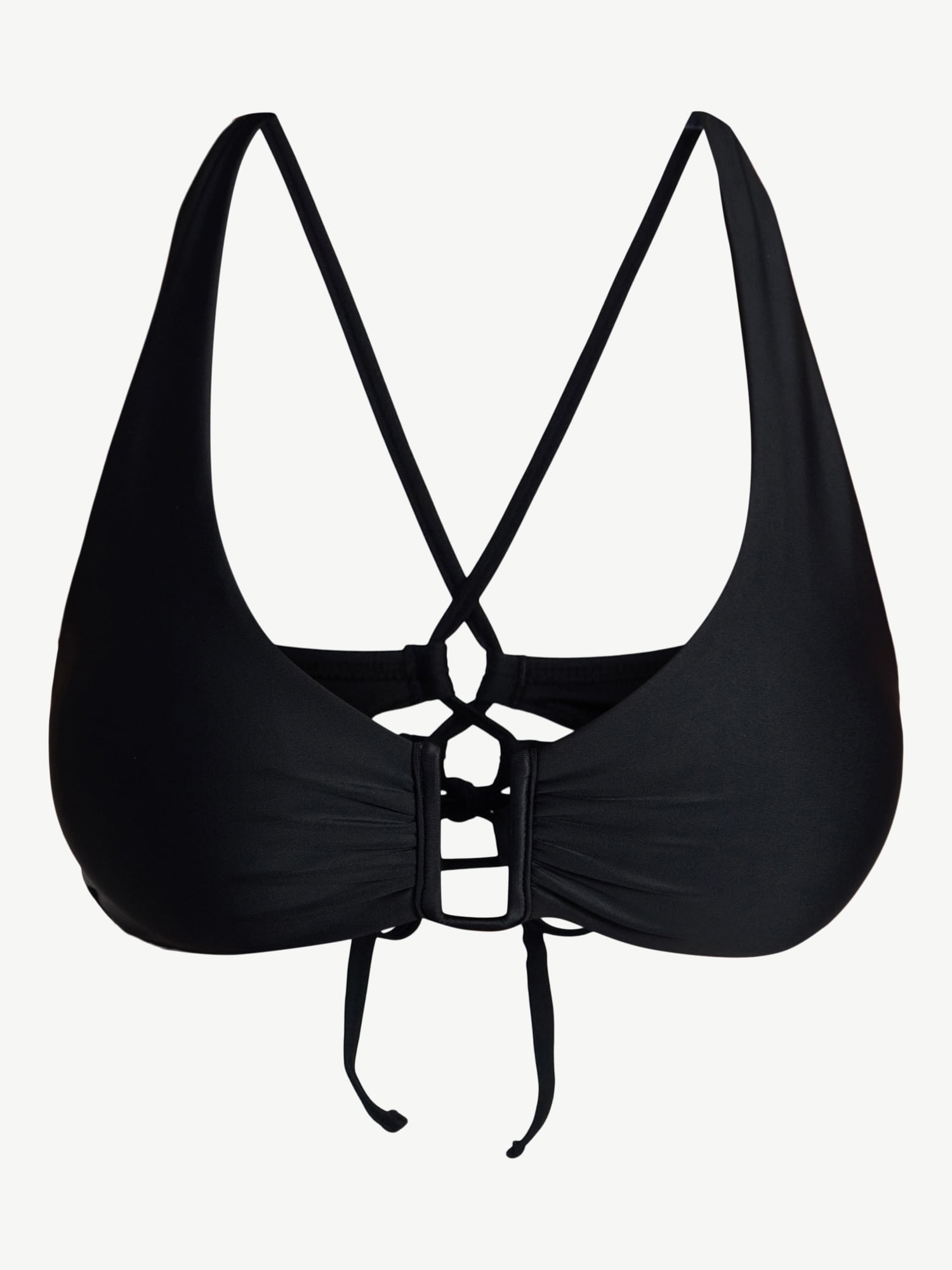 Time and Tru Women's and Women's Plus Size Square Wire Bikini Top, Sizes XS-3X