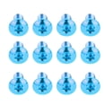 thumbnail image 2 of Rotores de freno de disco de acero azul para bicicleta con 12 tornillos T25 resistentes: accesorios de ciclismo para un mejor rendimiento, 2 of 8