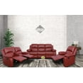 thumbnail image 6 of Ainehome Reclining Living Room Loveseat, Red Leather Recliner with Two Cup Holders, 6 of 6