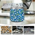 thumbnail image 6 of Yayeee Ashtray with Lid for Cigarette Smokeless Stainless Steel Home Ash Holder, Blue Dots, 6 of 7