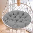 thumbnail image 4 of SLGHLSAHG Papasan Chair Cushion 20inch Egg Chair Cushion (Only Cushion) Multifunctional Garden Chair Mat for Rocking Chair Seats Sturdy, Dark Gray A28462, 4 of 7