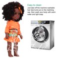thumbnail image 4 of Muñeca Reborn de 14 pulgadas, muñeca negra africana para niñas, bebés realistas, juguetes de regalo para niñas y niños, 4 of 8