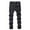 Black, variant on Byoo Toddler Boys Wash Jeans Solid Pocket Distressed Ripped Denim Pants with Holes Durable Trousers for Kids