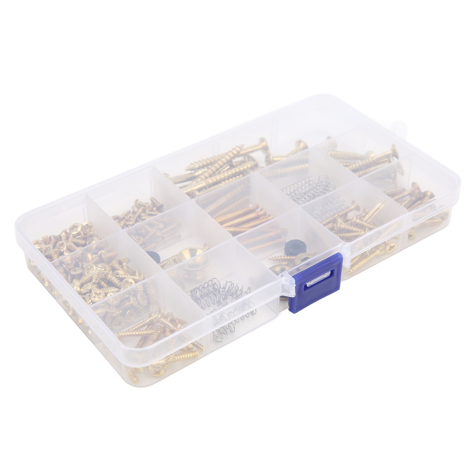 Guitar Repair Screw Kit, Metal Fasteners  Springs for Electric Instruments, Complete Set
