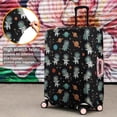 thumbnail image 4 of Black Cartoon Astronaut Dinosaurs Planets Pattern Luggage Cover Fashion Suitcase Cover Baggage Covers Fit 25-28 Inch Luggage (Go Travel), 4 of 5