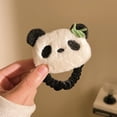 thumbnail image 6 of Hot Selling Women's Trendy Cute Panda Plush Claw Clip Women's Back of Head Hair Clip Cartoon Clip Hair Bun Shark Clip Hair Accessories Headwear Christmas Gift Party Favor, 6 of 8