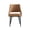Saddle, variant on Manhattan Comfort Tremont Leatherette Dining Chair with Metal Legs in Stone
