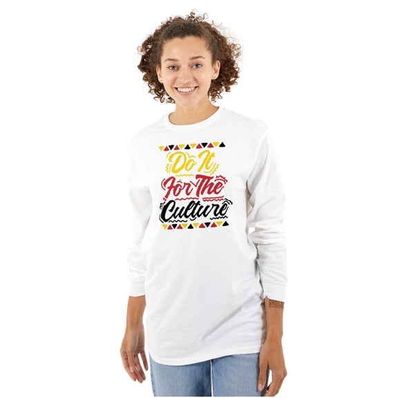 Black History Do it For the Culture Women's Long Sleeve T Shirt Brisco Brands S