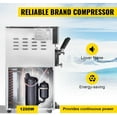 thumbnail image 5 of SIHAO 1200W Commercial Ice Cream Machine Countertop 18L/H Soft Serve Ice Cream Maker with LED Display, 5 of 11