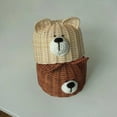 thumbnail image 4 of Opvise Lampshade Cover Bear Shape Dust-proof Rattan Lovely Appearance Replacement Lamp Shade for Home, 4 of 8