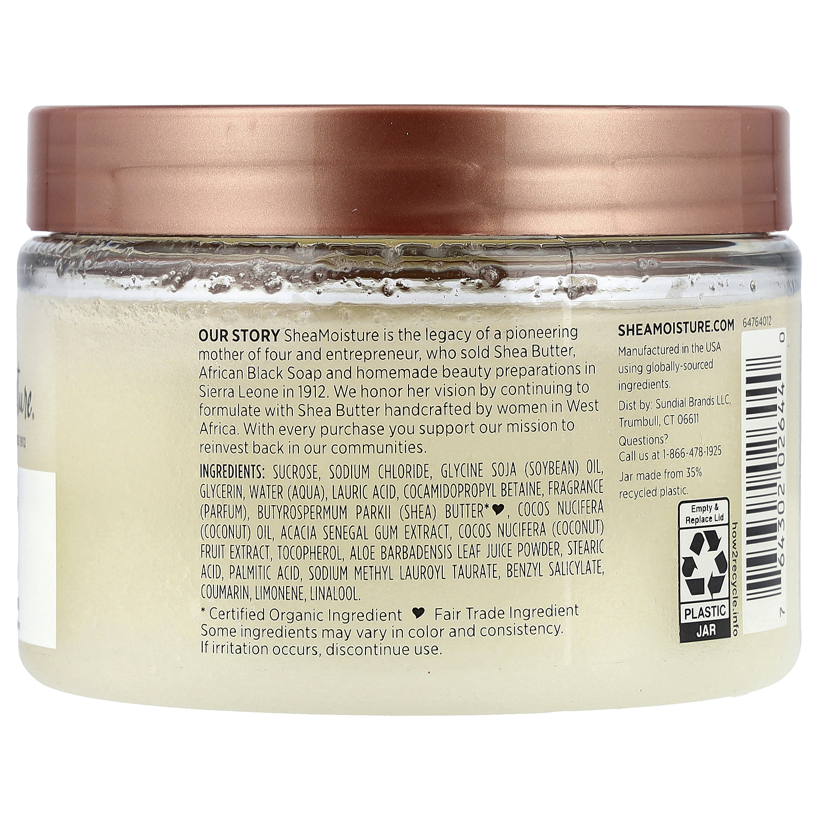SheaMoisture Daily Hydration Shea Sugar Scrub, 12 oz photo 6