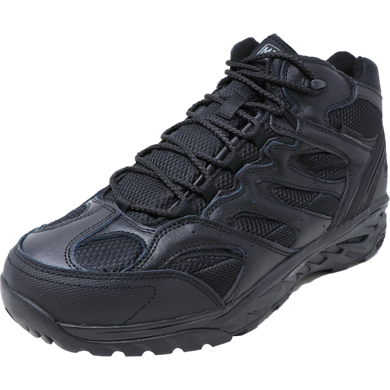 Magnum Men s Wild Fire Tactical 5 0 Black Ankle High Leather Hiking Boot 9.5 M Walmart