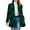 Dark Green, variant on Wang6 Plus Size Button Cardigan for Women Black Open Front Long Sleeve Jackets Trendy Fall Plaid Printed Trim Tops Outerwear with Pockets Red XL