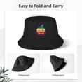 thumbnail image 3 of Bucket Hats Fashion Sun Cap Packable Outdoor Fisherman Hat for Women and Men Yall Means Bucket Hats, 3 of 8