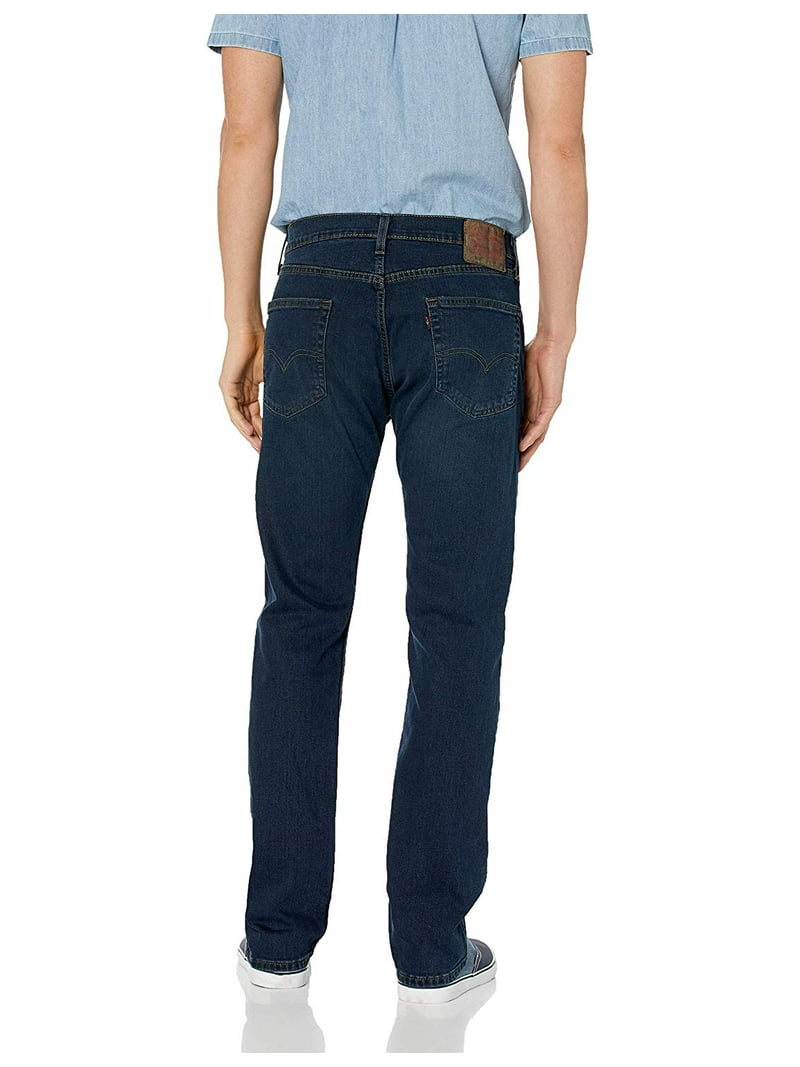 Levi's Men's 505 Regular Fit Straight Leg Jeans 918442 Cotton Navy