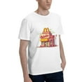 thumbnail image 2 of Mcdonald'S Logo Men'S Basic Short Sleeve T-Shirt Fashionable White Medium, 2 of 8