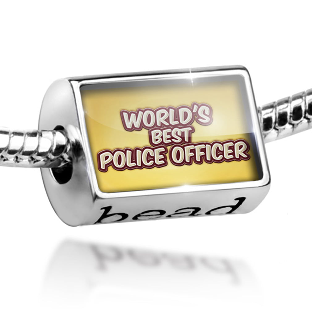 Police charm on sale now fits European style bracelet charm only cop charm gift 