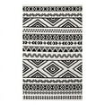 thumbnail image 1 of Modway Haku Tapis Géométrique Tribal Marocain 60x96 Pouces en Noir et Blanc, 1 of 6
