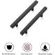 thumbnail image 5 of Juego de 20 Tiradores cuadrados MACHAO acero inoxidable negro mate 15,2 cm, 5 of 5