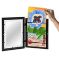 thumbnail image 4 of Inteprter Marco de para arte infantil - Gran capacidad para almacenar obras de arte con varias especificaciones pinturas A4 gris, 4 of 6