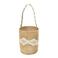 thumbnail image 2 of Soumake Gift Bag with Handle Vintage Portable Flower Basket Favors Bag for Baby Shower, 2 of 8