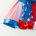 thumbnail image 6 of XQYLOS Patriotic Tutu Set with Star Hair Clips, Red White Blue Crinkle Tulle Dance Skirt for 4th of July, Independence Day Pageant Skirt for Girls, Fireworks Celebration Ballet Outfit, 6 of 8