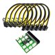 thumbnail image 1 of Adaptador de fuente de alimentación de 6 pines para servidor de minería GPU, placa conversora de energía con pantalla digital e interruptor de encendido y apagado, 1 of 9