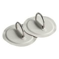 thumbnail image 2 of 2 Pcs Coussinets d'Anneau en PVC Gris, Accessoires de Kayak en Acier Inoxydable, Patchs de Bateau Gonflable Résistants aux Uv et Robustes, Installation Facile pour Kayak, Canot, Radeau, Canot Pneumatique, Planche de Surf - Attache Compacte et Durable, 2 of 7
