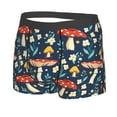thumbnail image 2 of Kll Colorful Mushrooms Men'S Cotton Boxer Briefs Underwear-Medium, 2 of 9